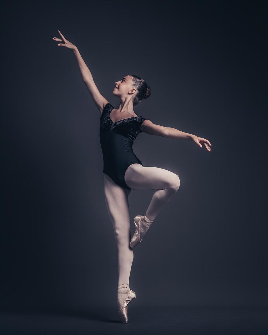Beatriz Garção, bailarina e antiga aluna da EDAM